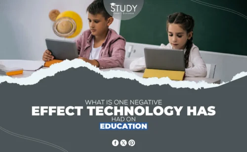 What is One Negative Effect Technology has had on Education