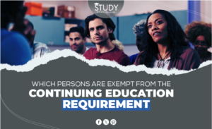 which persons are exempt from the continuing education requirement