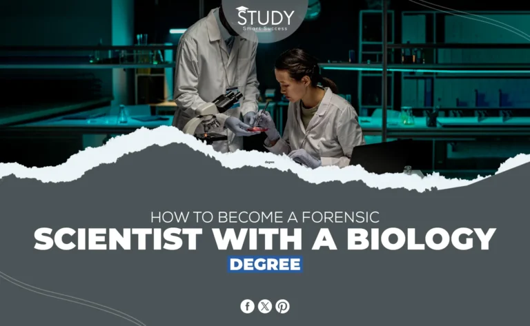 how to become a forensic scientist with a biology degree