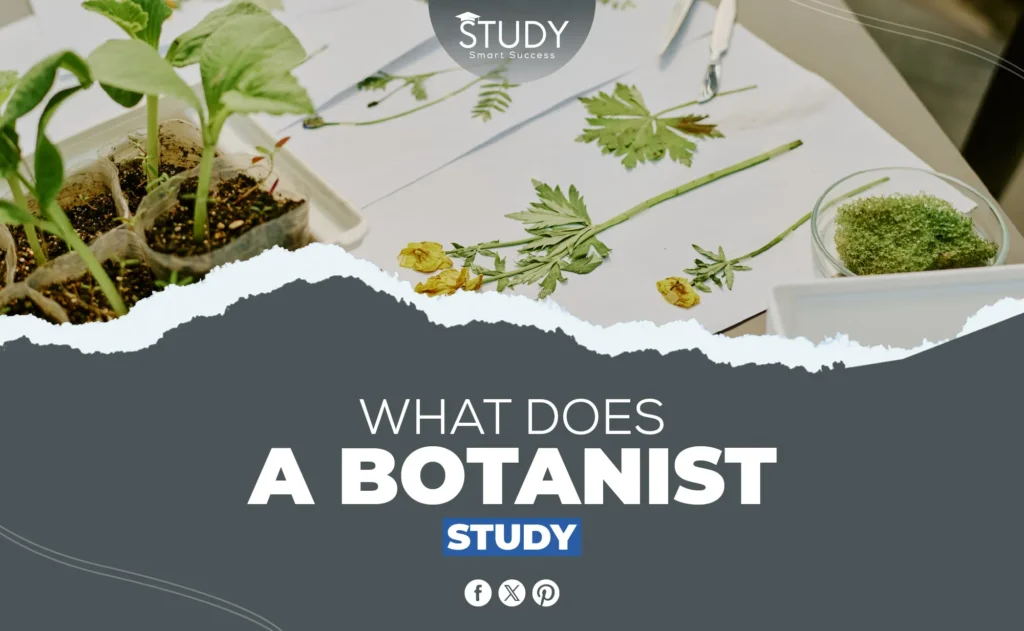 what does a botanist study