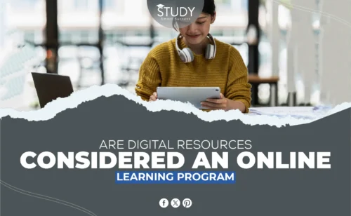 are digital resources considered an online learning program