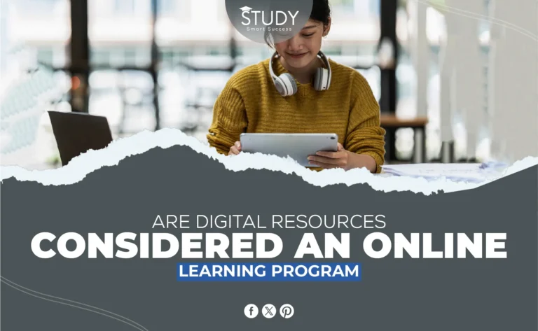 are digital resources considered an online learning program