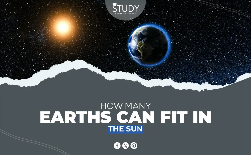 how many earths can fit in the sun